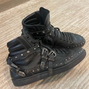 Saint Laurent YSL Men’s Studded Sneakers